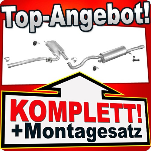 Auspuff für audi - auspuff, a4