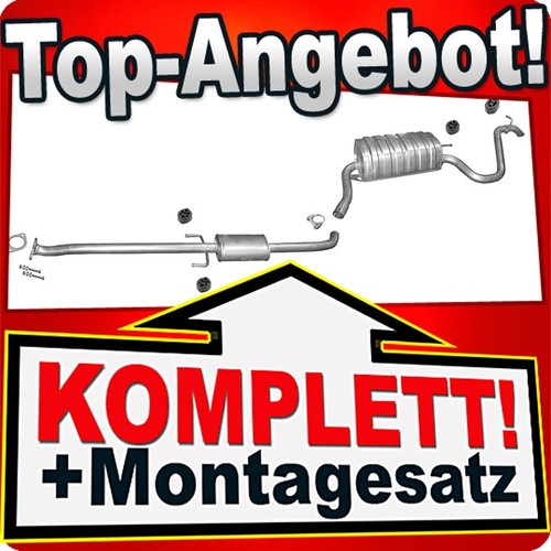 Auspuff für hyundai i30 - hyundai,