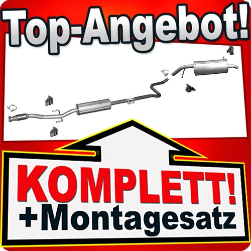 Auspuff für peugeot 2008 6 - für, 1.6