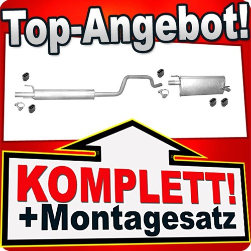 Auspuff für opel - für, 1.6