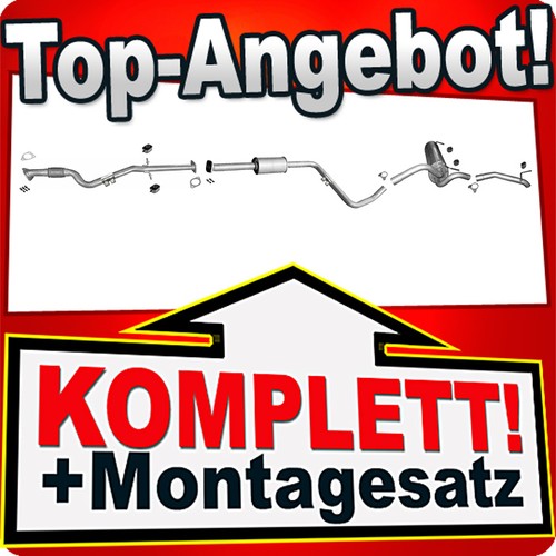 Auspuff für opel zafira - auspuff,