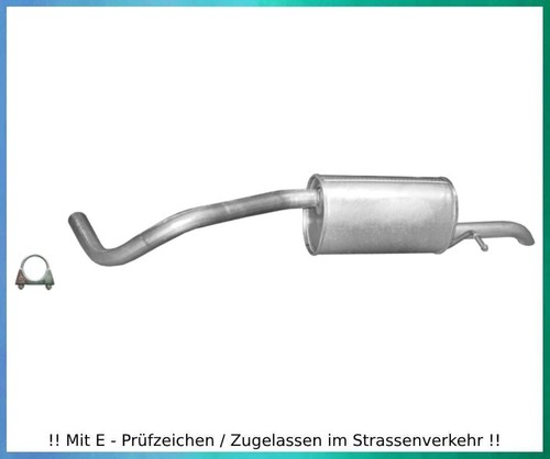 Endschalldämpfer für polo - vw,