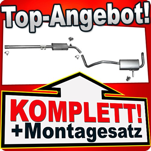 Auspuff für renault - auspuff, megane