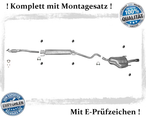 Auspuffanlage für opel astra - opel,
