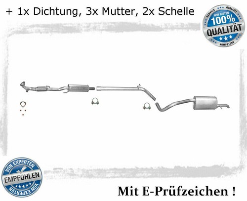Auspuffanlage für fox - vw, 1.2