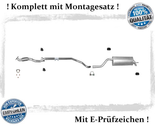 Auspuffanlage für opel - für,