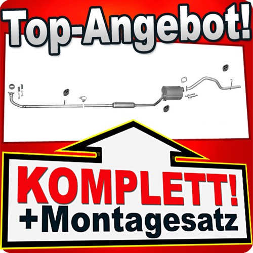 Auspuff für daihatsu sirion - daihatsu,
