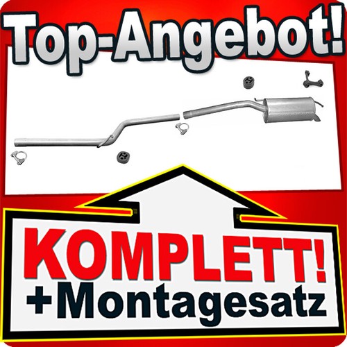 Auspuff für caddy iii maxi - für,