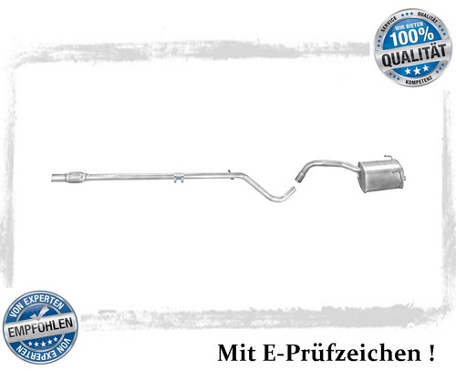 Auspuffanlage für fiat panda - auspuffanlage,