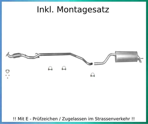 Auspuffanlage kat opel - kat,