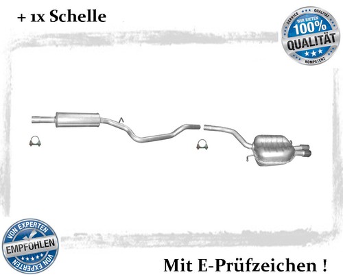 Auspuffanlage für passat - auspuffanlage,