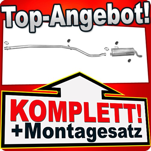 Auspuff für peugeot 206 - für,