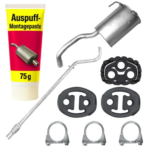 Edex abgasrohr endtopf - abgasrohr, auspuff
