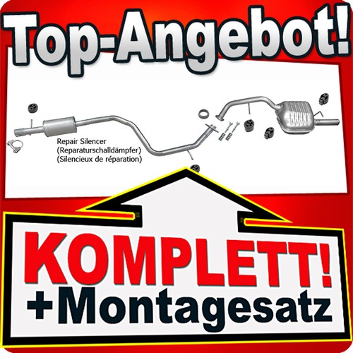 Auspuff für mazda 2 0 - mazda, 2.0