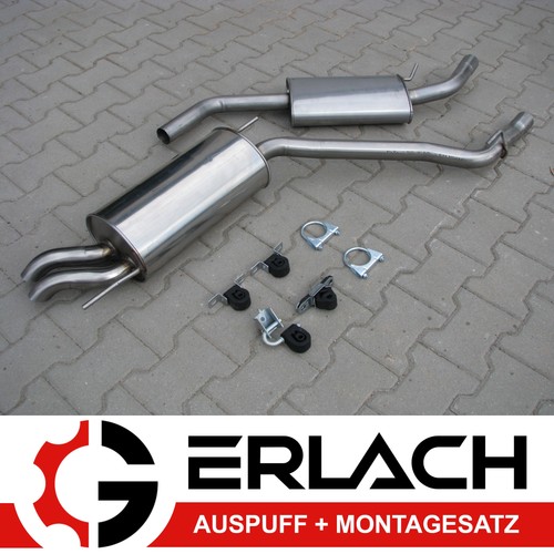 Edelstahl auspuff für - für, vw
