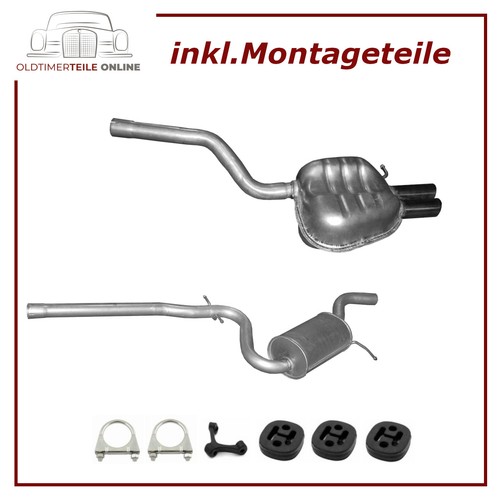 Auspuff set für skoda - auspuff,