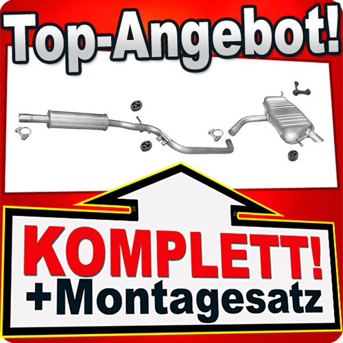 Auspuff für golf 1 6 - für, v