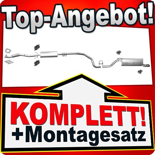 Auspuff für opel corsa 4 - opel, 1.4