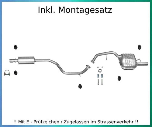 Auspuffanlage für mazda 8 - für, 1.8
