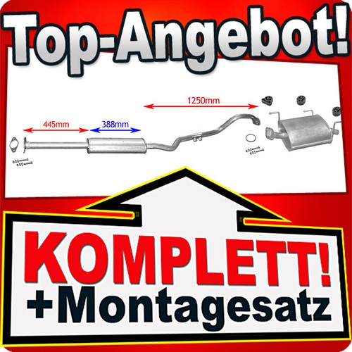 Auspuff für nissan - nissan, almera