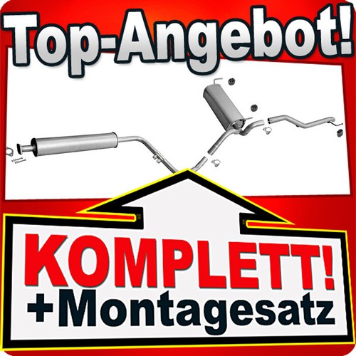 Auspuff für opel astra 6 - auspuff, j