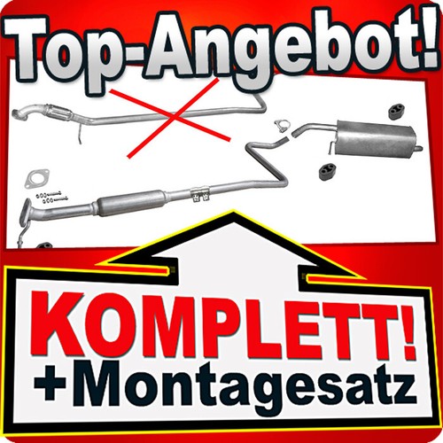 Auspuff für ford fiesta - für,