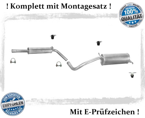 Auspuffanlage für skoda fabia - auspuffanlage,