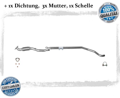 Mittelrohr kat opel corsa - mittelrohr, d