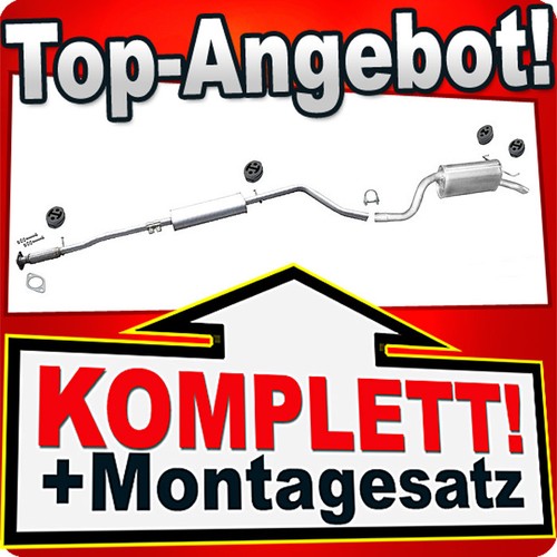 Auspuff für fiat - idea, 1.4