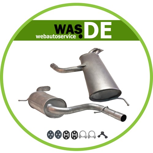 Auspuffanlage für golf - vw,