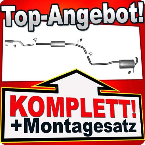 Auspuff für dacia sandero - sandero, ii