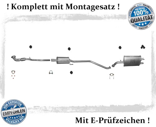 Auspuffanlage chevrolet spark - auspuffanlage,