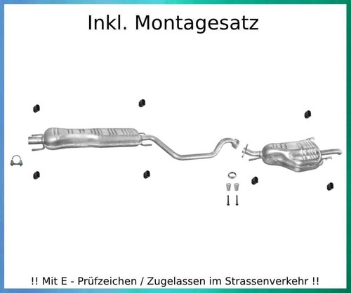 Auspuffanlage für opel - auspuffanlage,