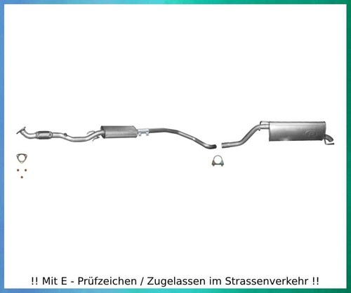 Auspuffanlage für opel corsa - für,