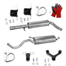 Auspuff ab KAT fur VW Golf IV