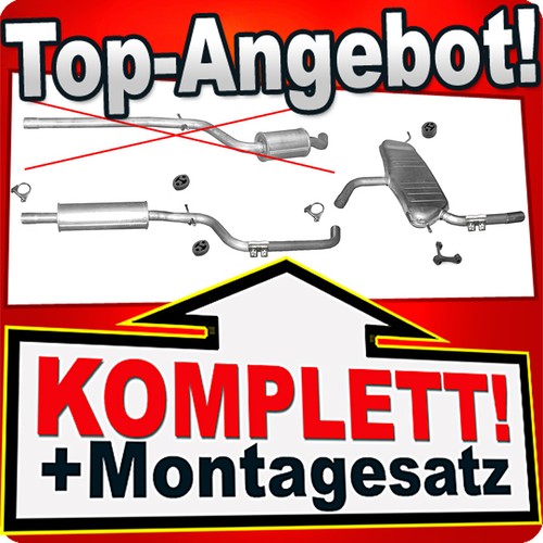 Auspuff für seat - auspuff, xl