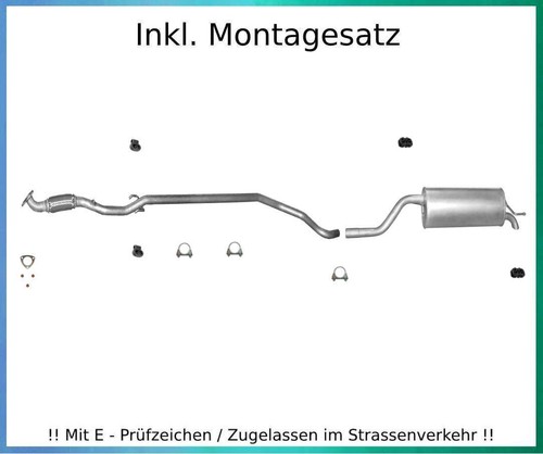 Auspuffanlage kat opel - ab,
