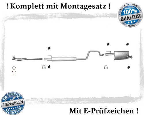 Auspuffanlage opel meriva - auspuffanlage,