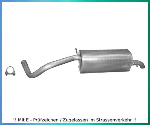 Endschalldämpfer skoda fabia - endschalldämpfer,