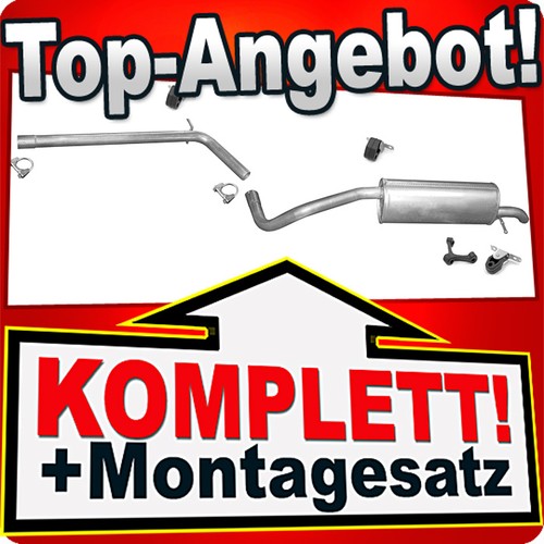 Auspuff für skoda - skoda, fabia